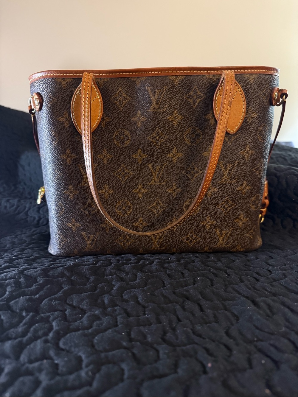 Louis Vuitton Brown Monogram Canvas Tote with Vachetta Trim - Picture 1 of 4